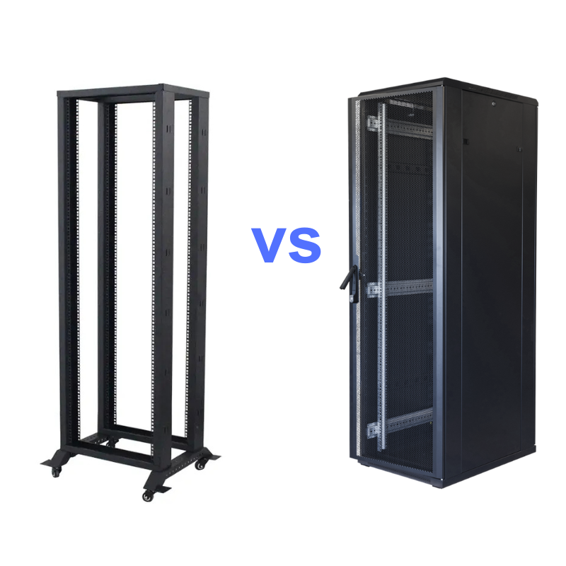 Open Frame vs. Enclosed Cabinets: Pros and Cons for Your Rack Setup